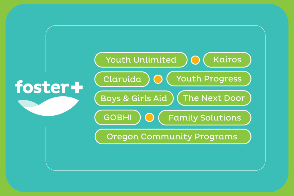 List of Foster Plus partner agencies